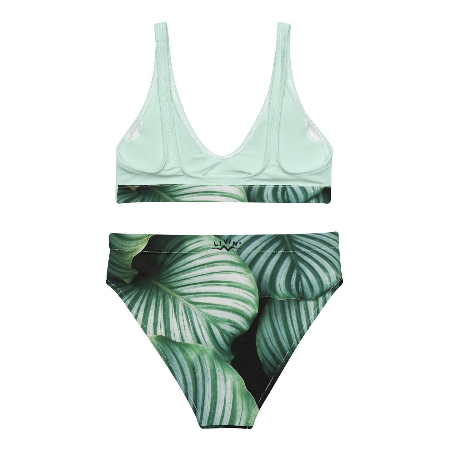 "Livin" Recycled High-Waisted Bikini